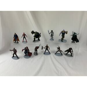 Marvel Avengers Figure Lot Thanos Thor Loki Hulk Spider-Man 12pc